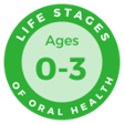 0-3 Life Stages of Oral Health graphic